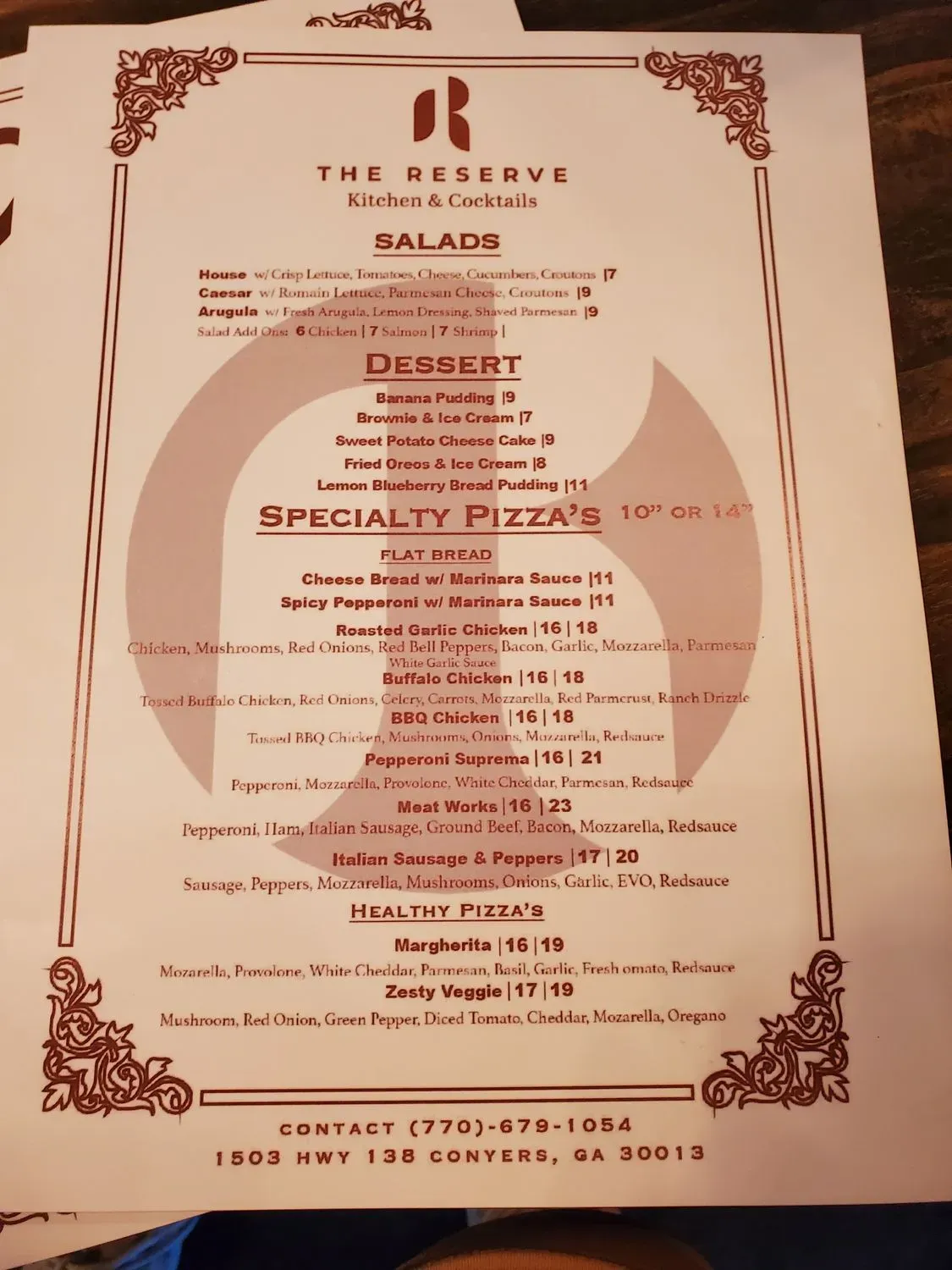 Menu 2