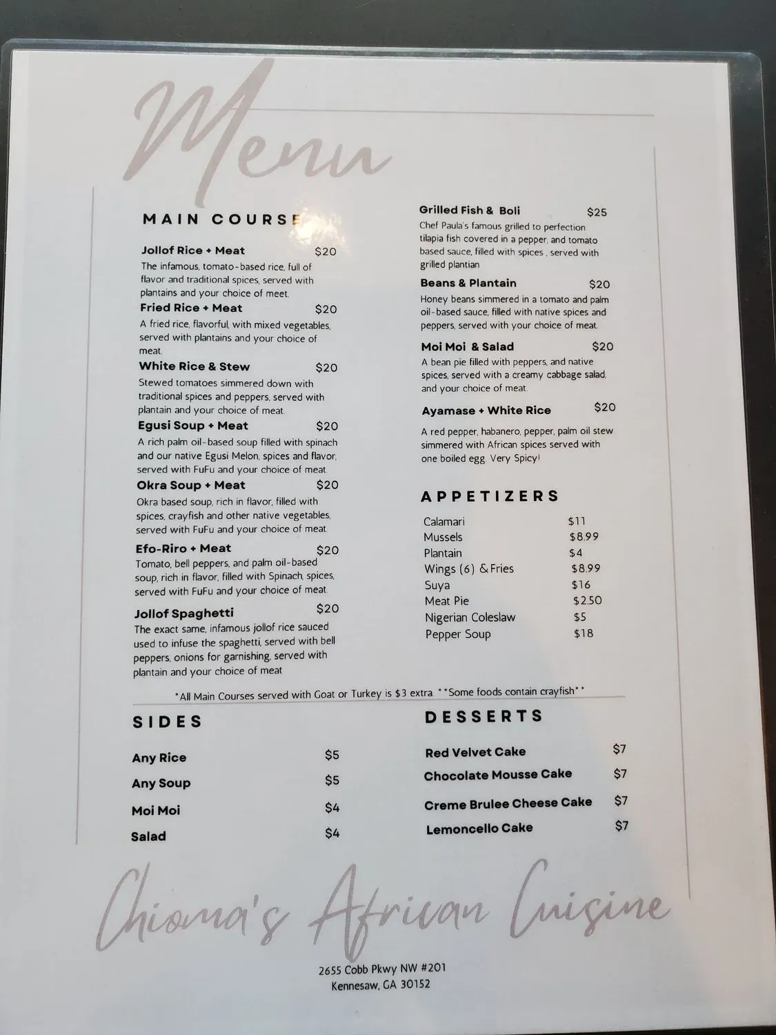 Menu 3