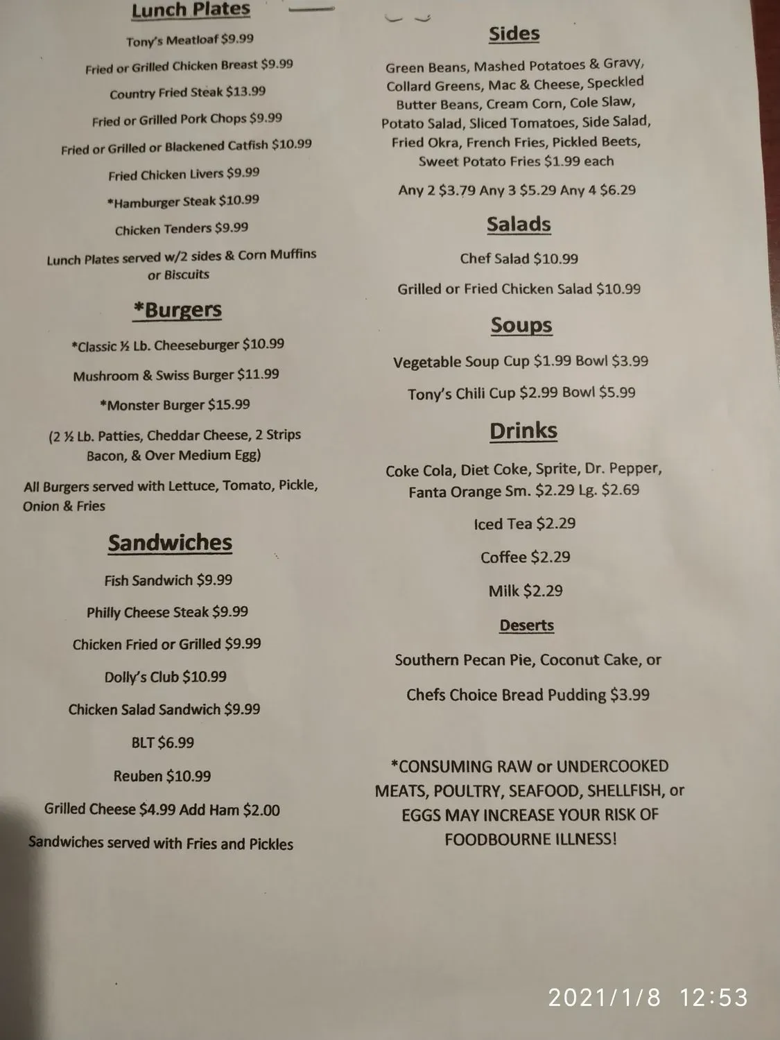 Menu 5