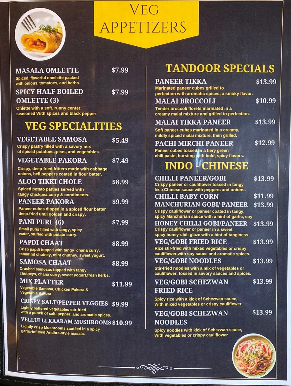 TOT's Bukharaa Indian Restaurant Menu - Updated November 2025