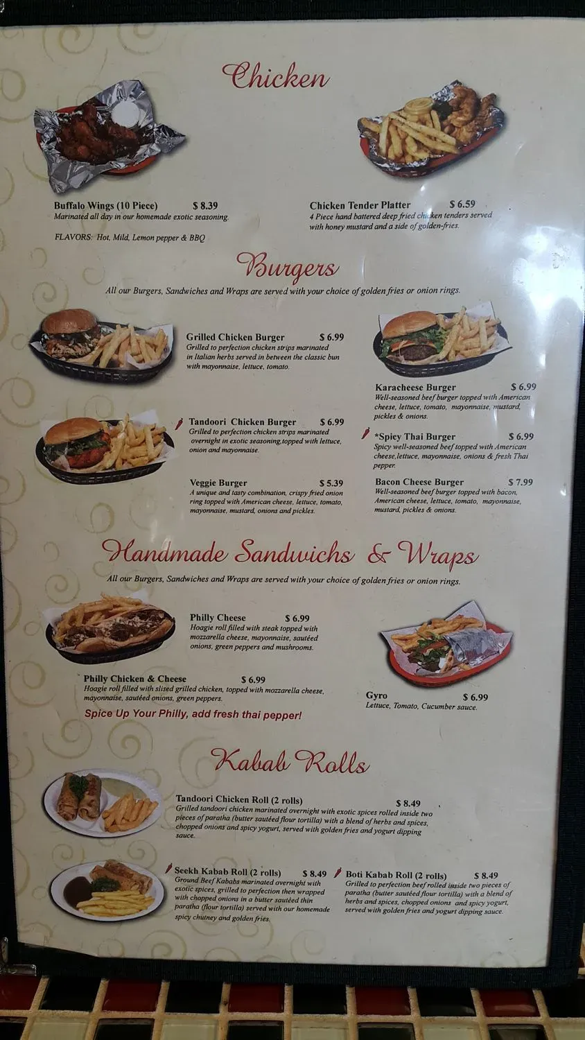 Menu 4