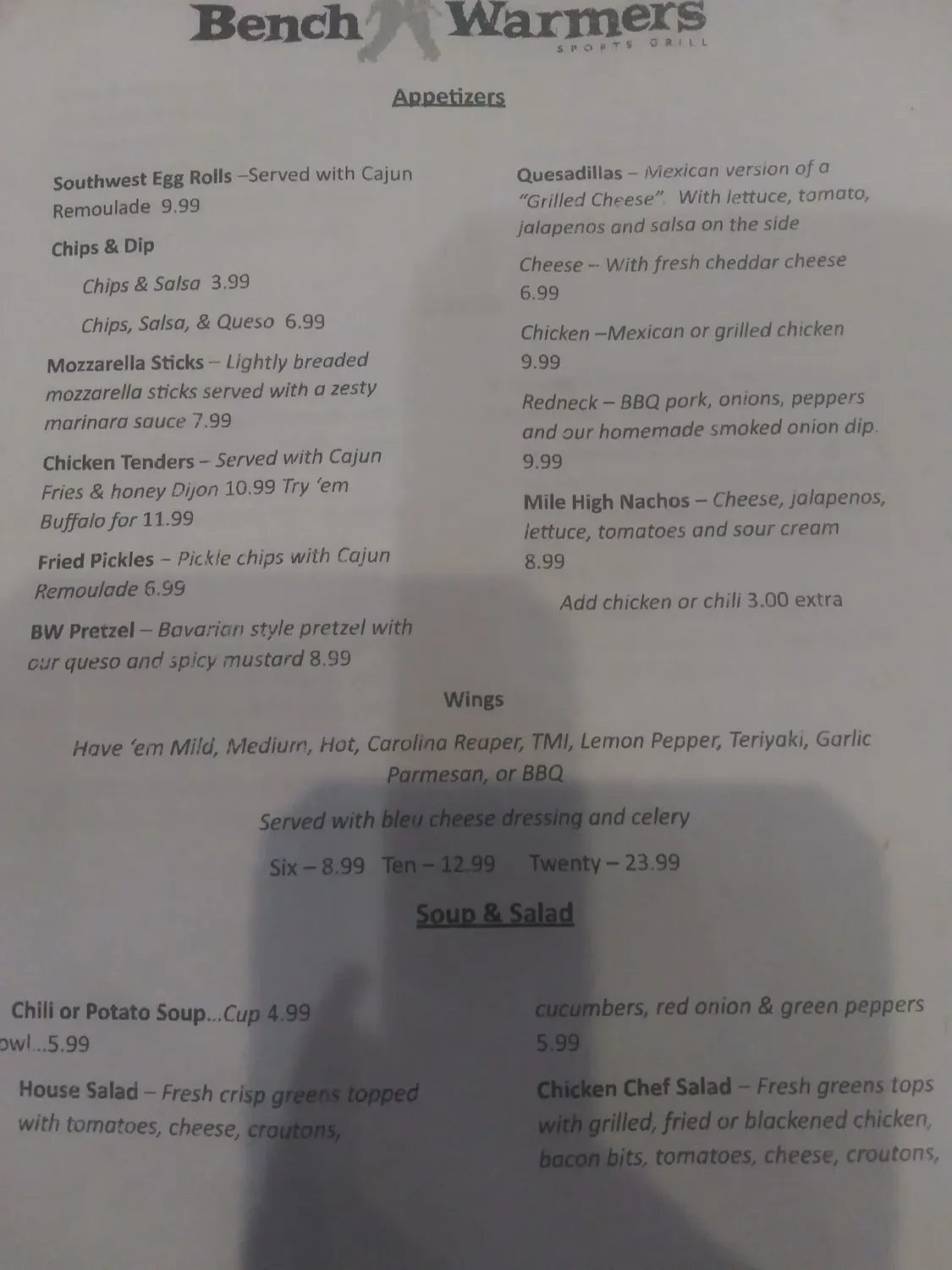 Menu 3