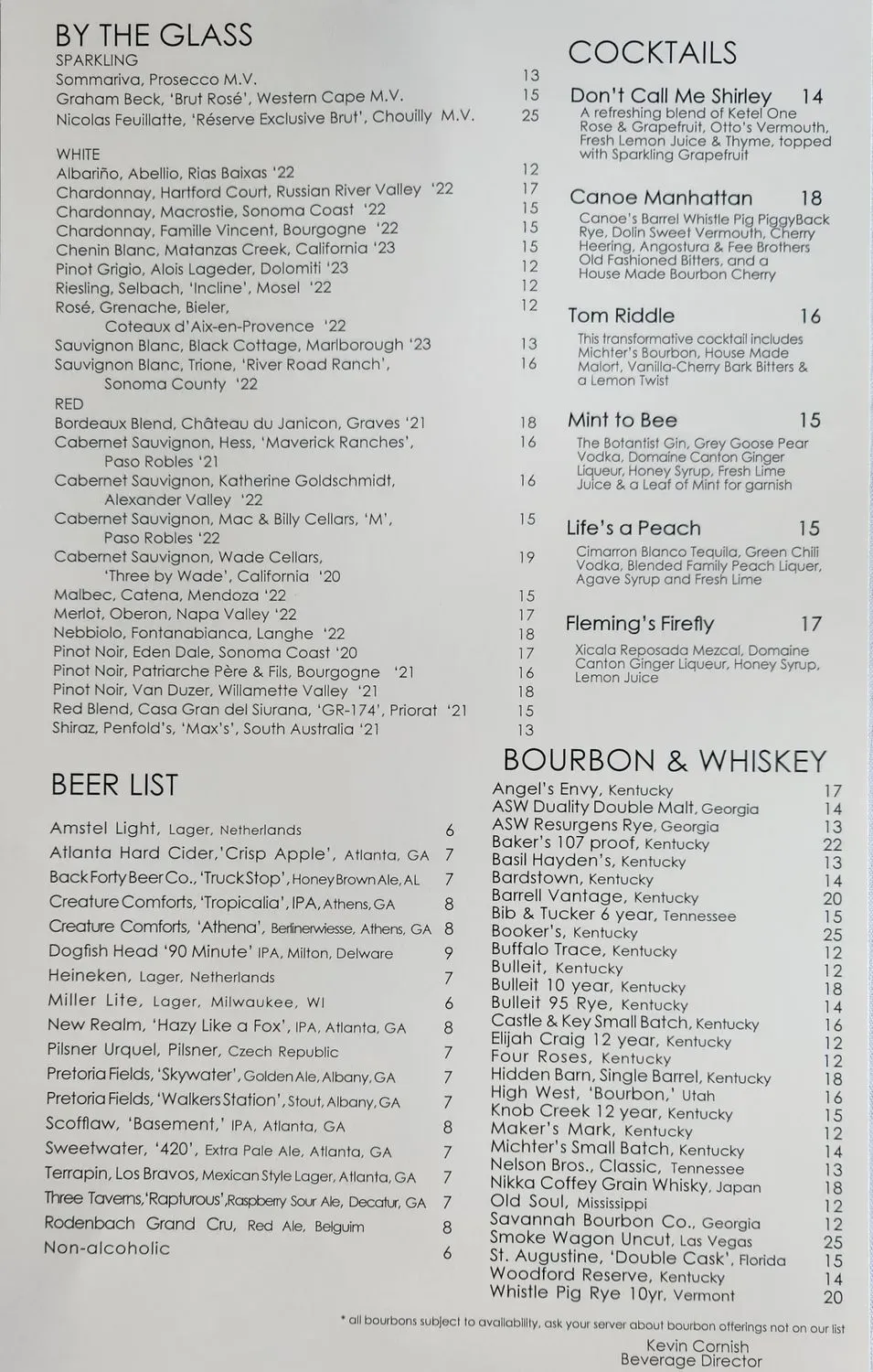 Menu 2