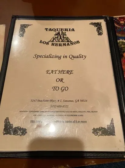 Menu 6