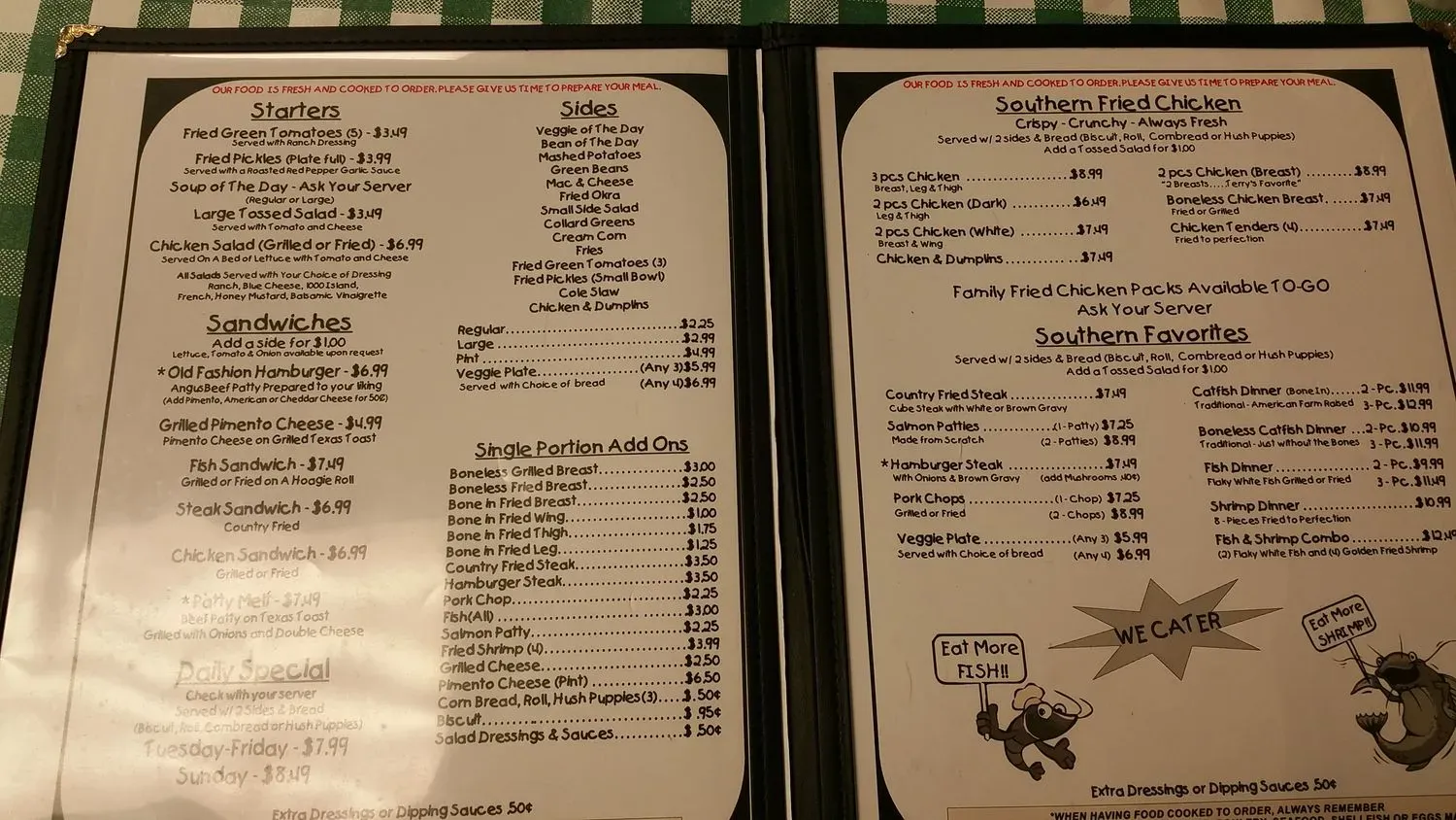 Menu 5