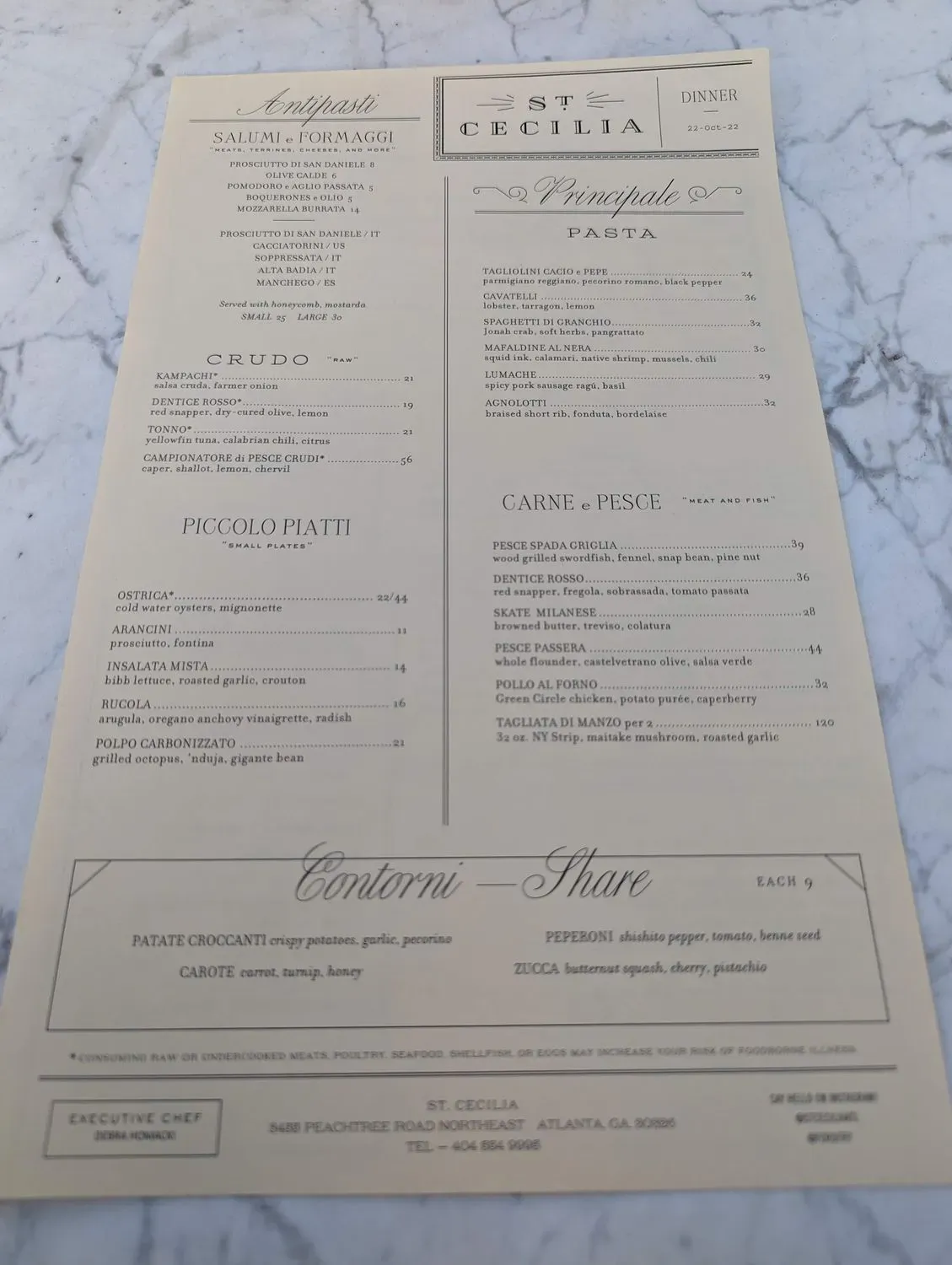 Menu 5