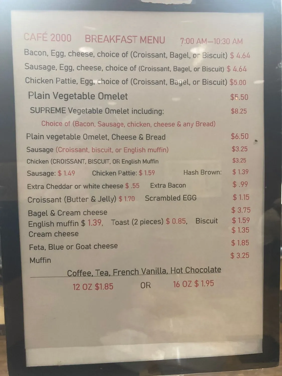 Menu 2