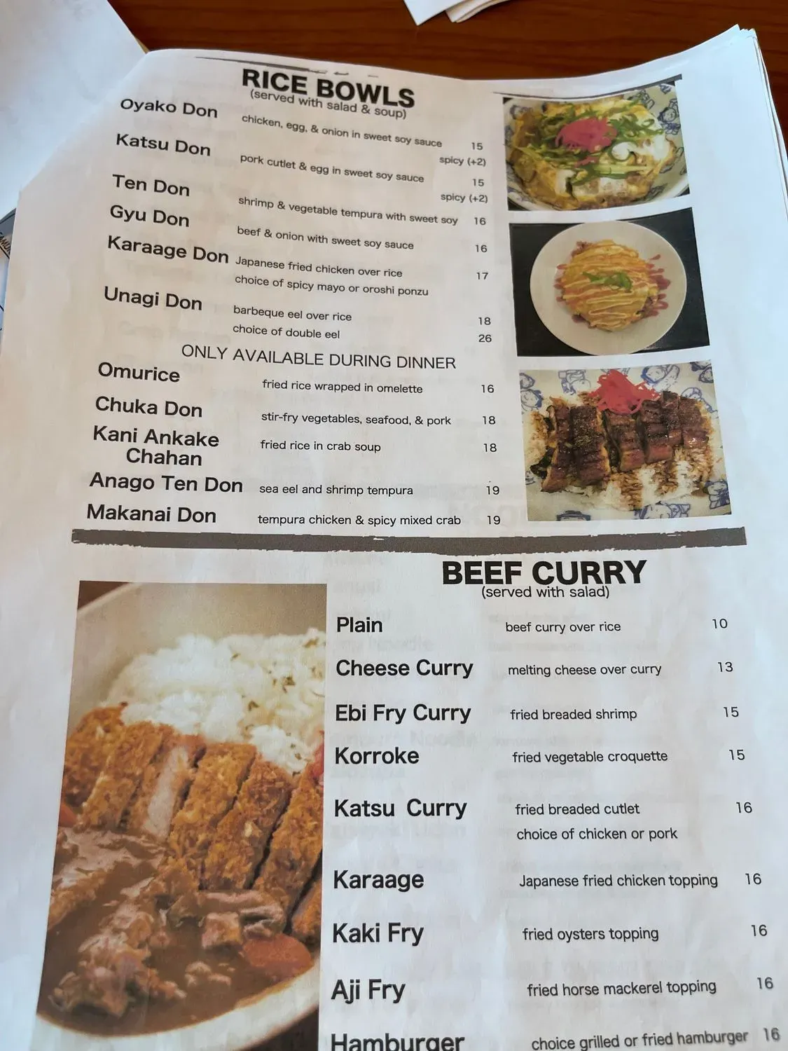 Menu 5