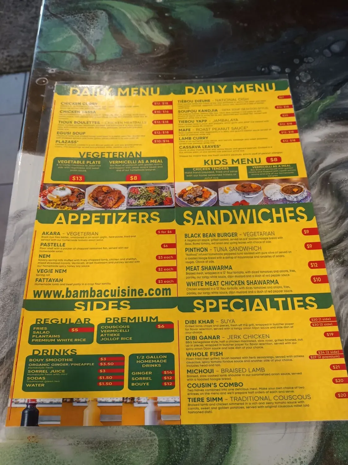 Menu 2