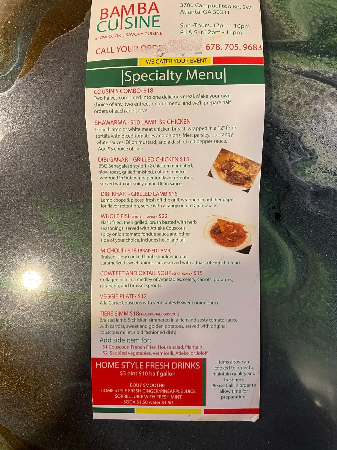 Menu 3