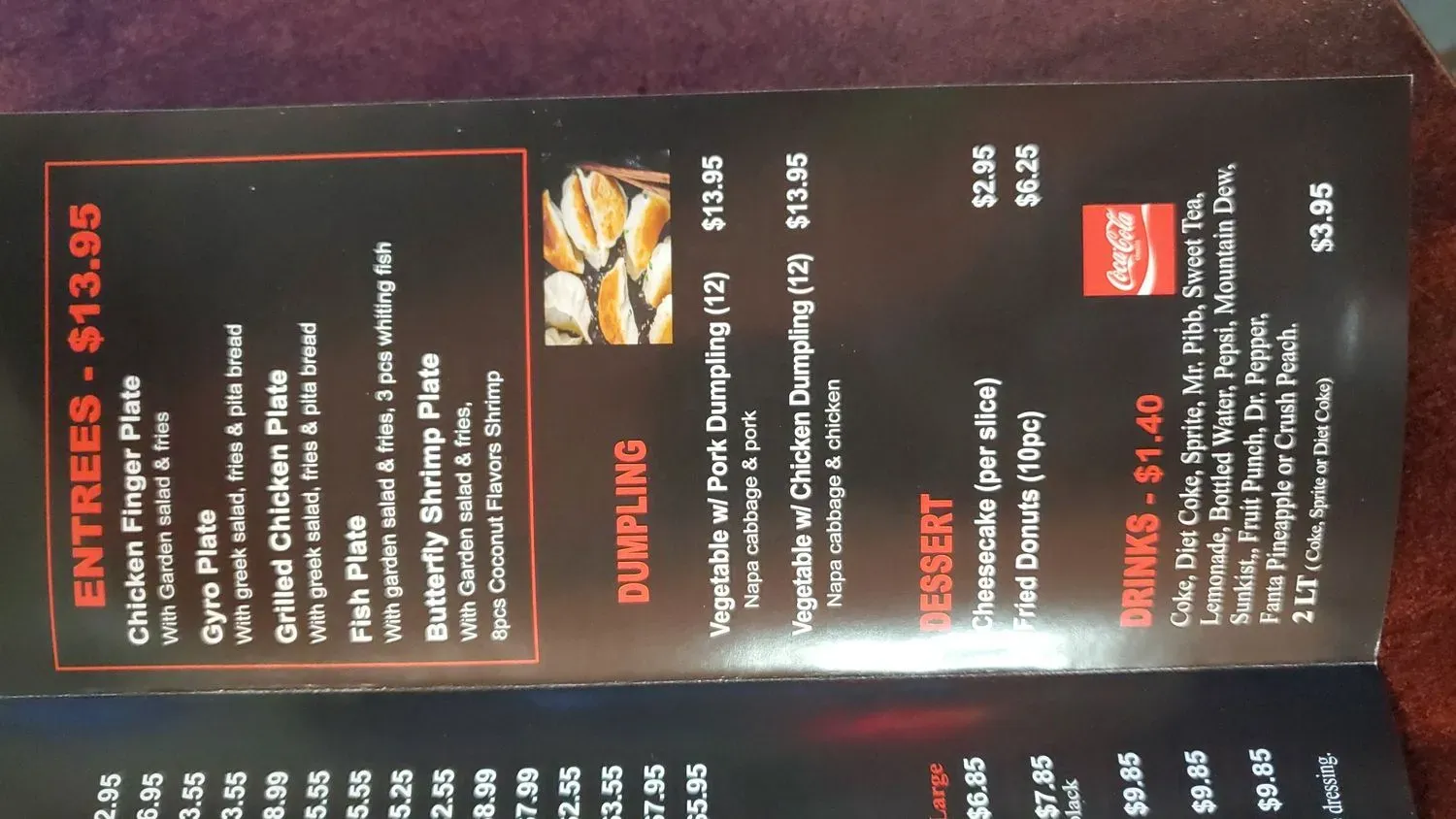 Menu 5