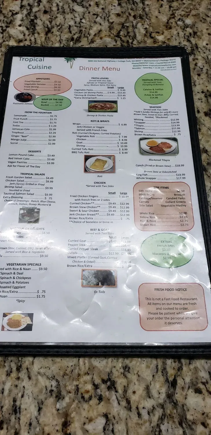 Menu 6