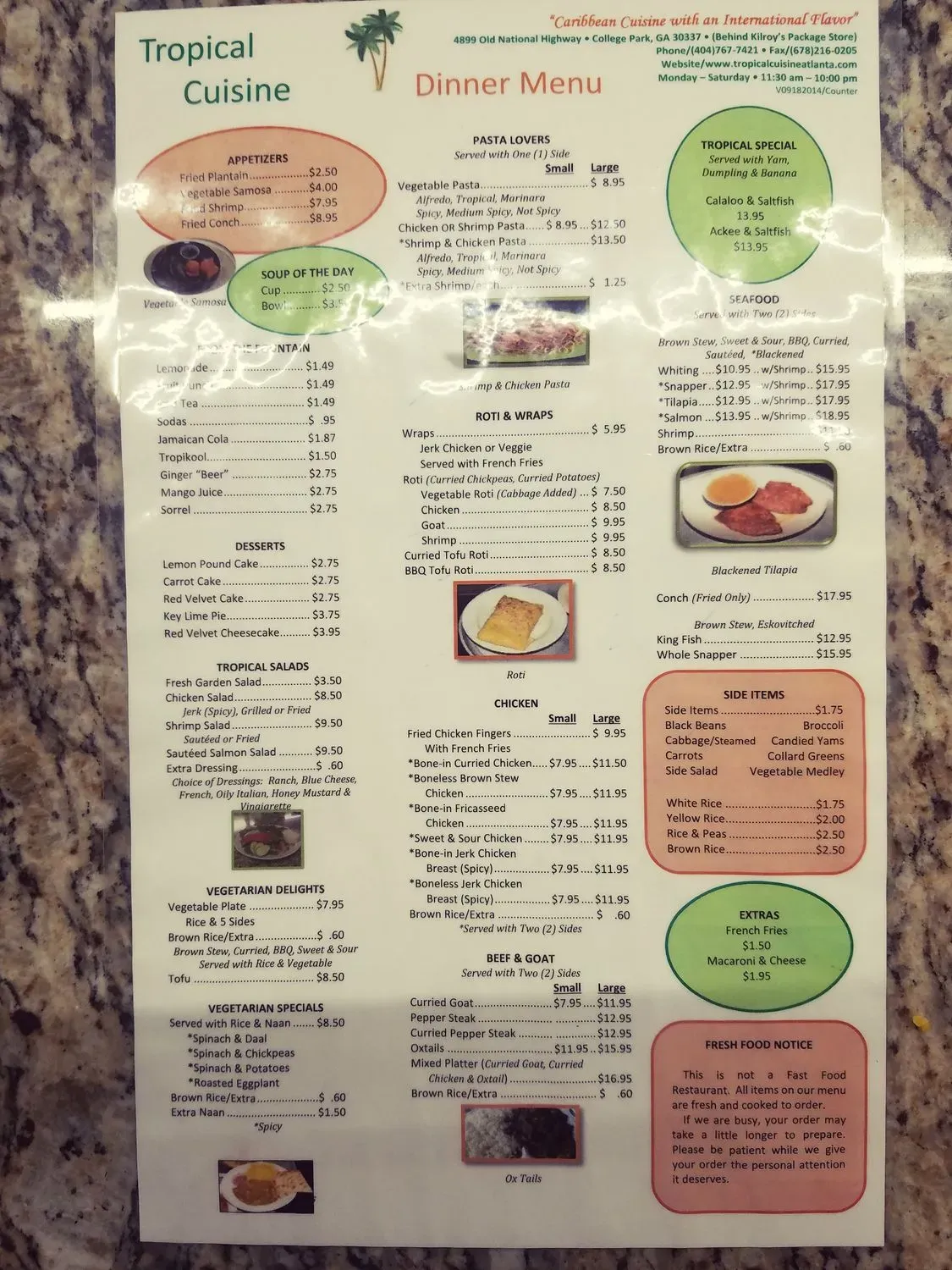 Menu 2