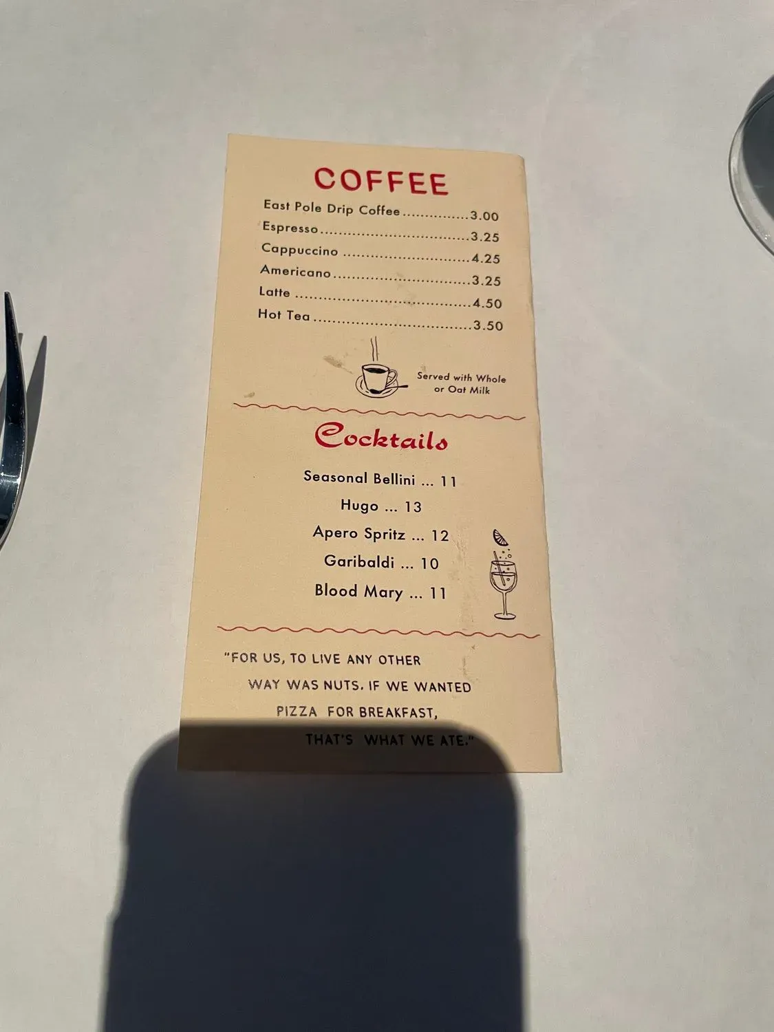 Menu 4