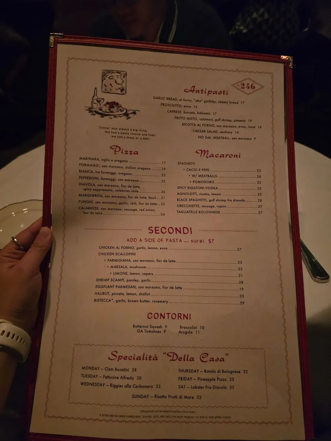 Menu 6