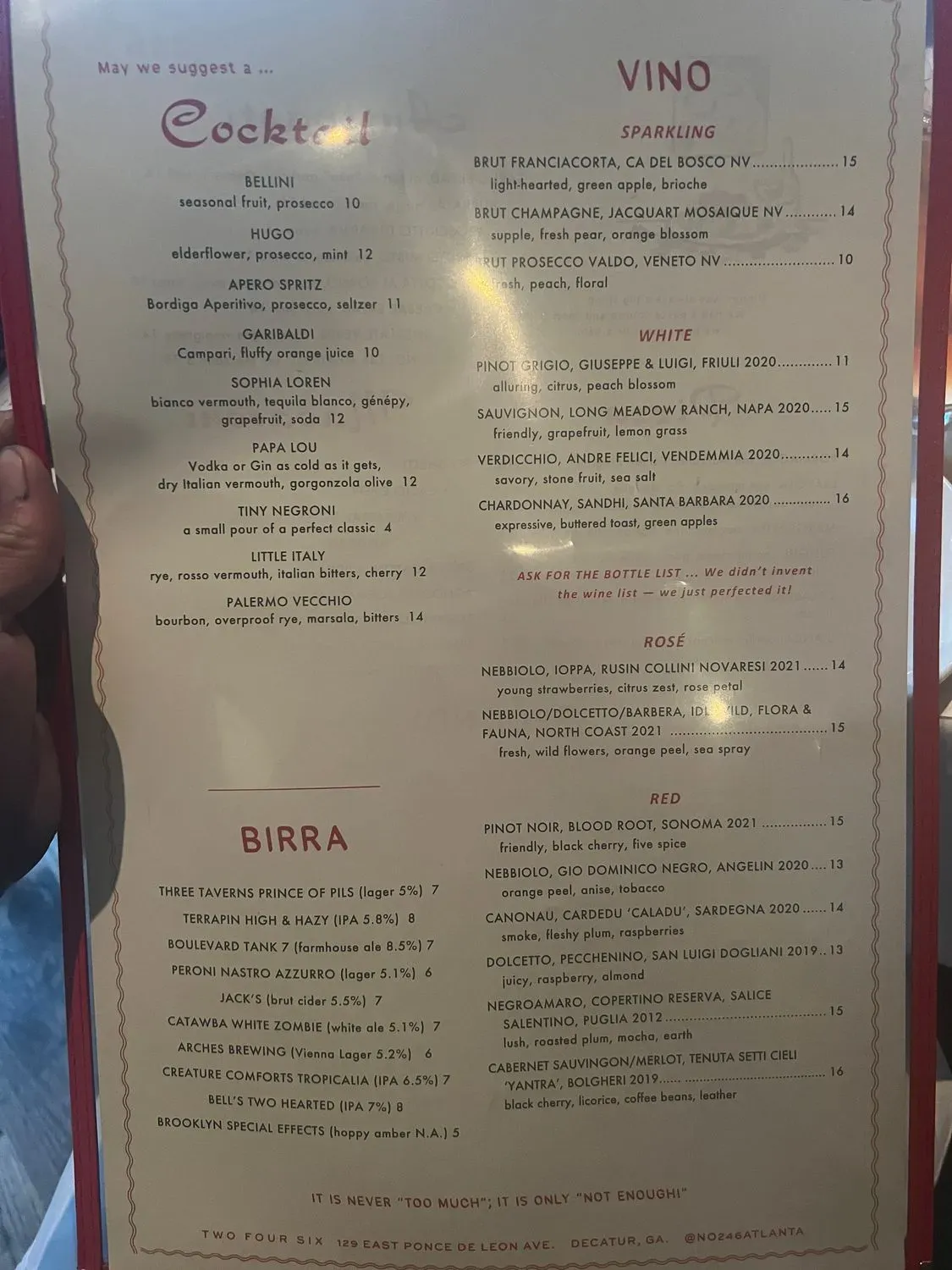 Menu 3