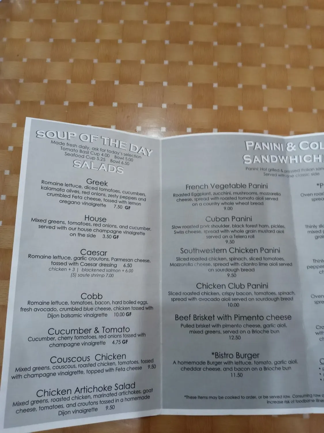 Menu 2