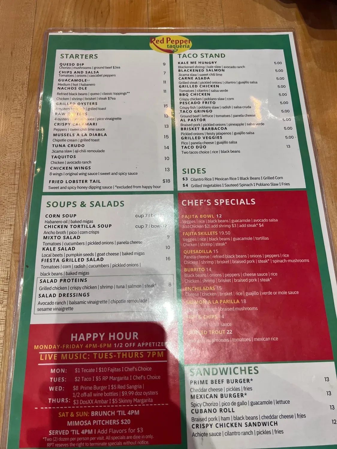 Menu 3