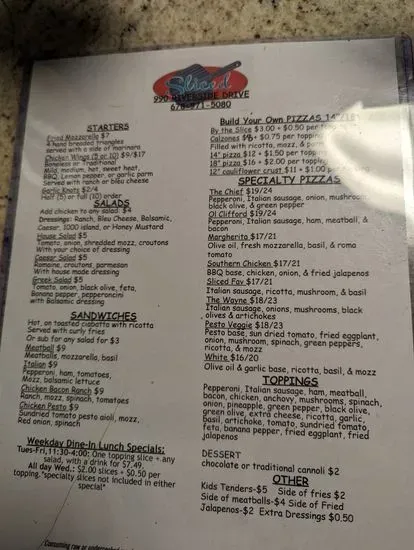 Menu 2