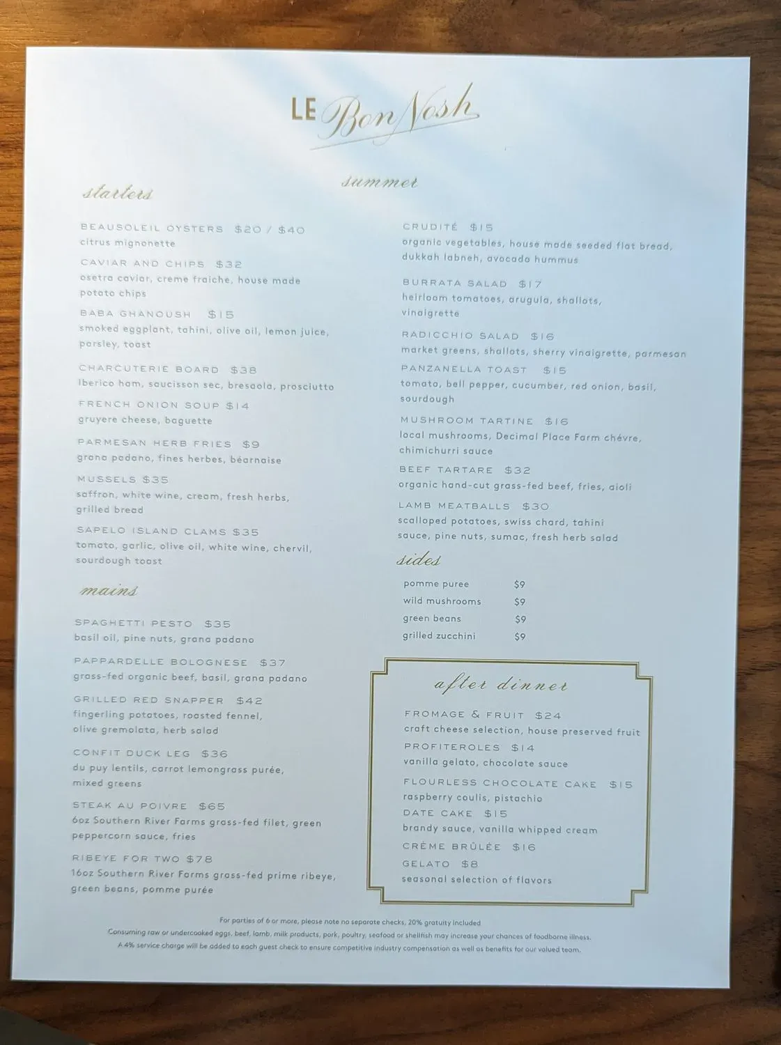 Menu 4