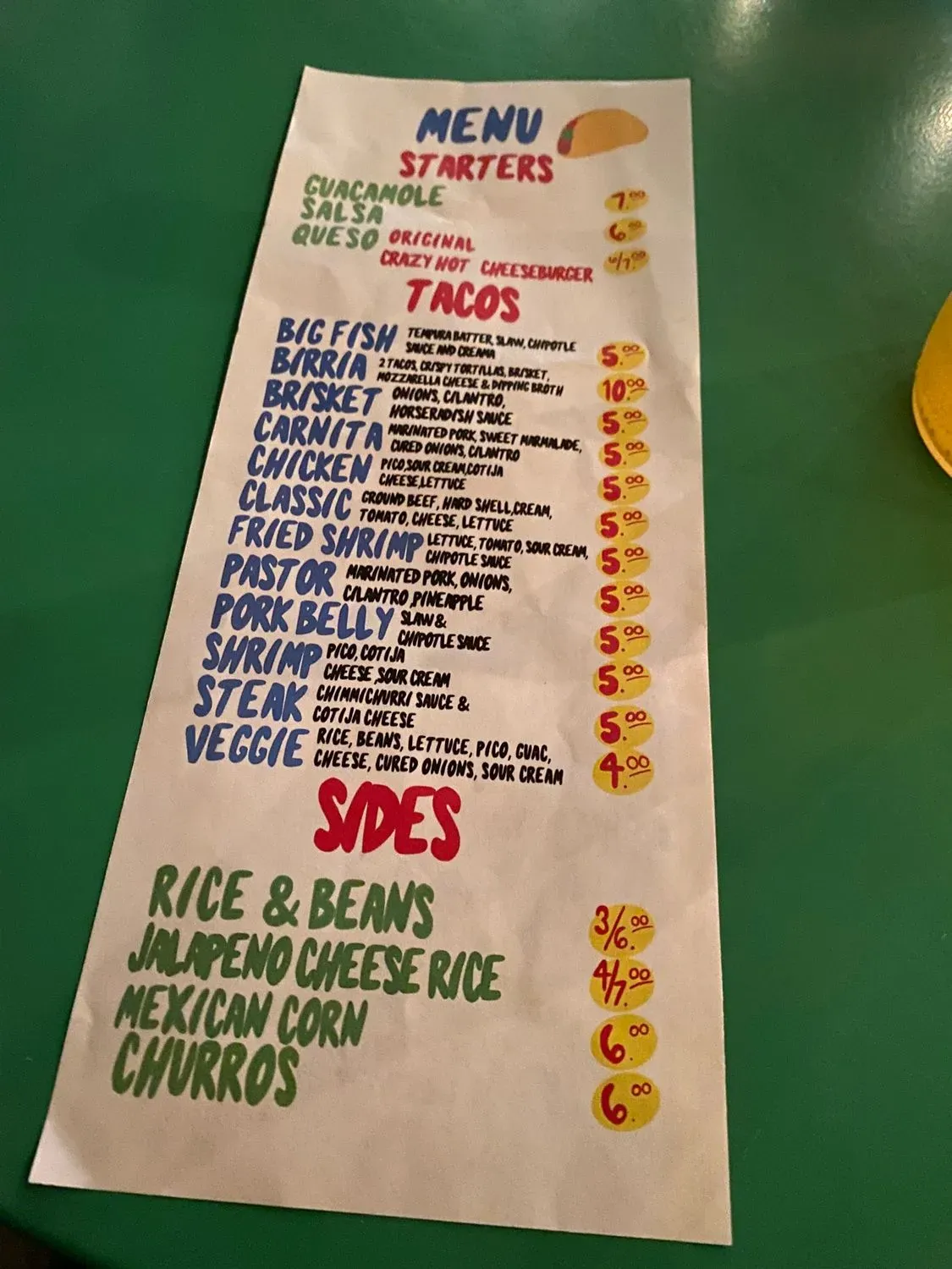 Menu 2