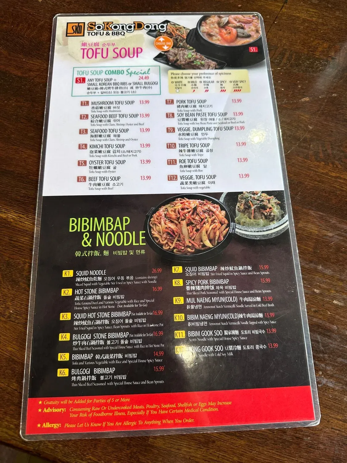 Menu 4