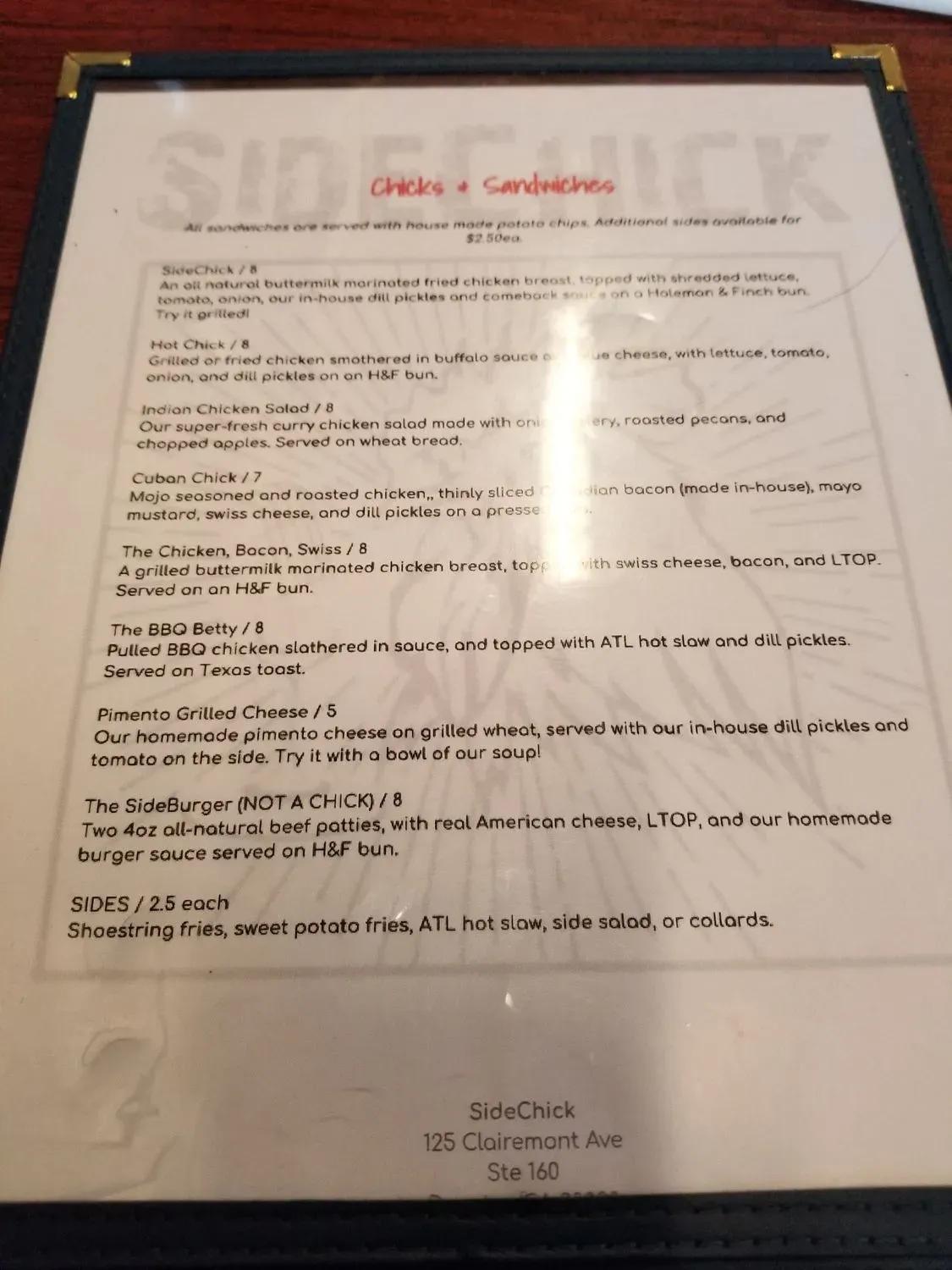 Menu 3