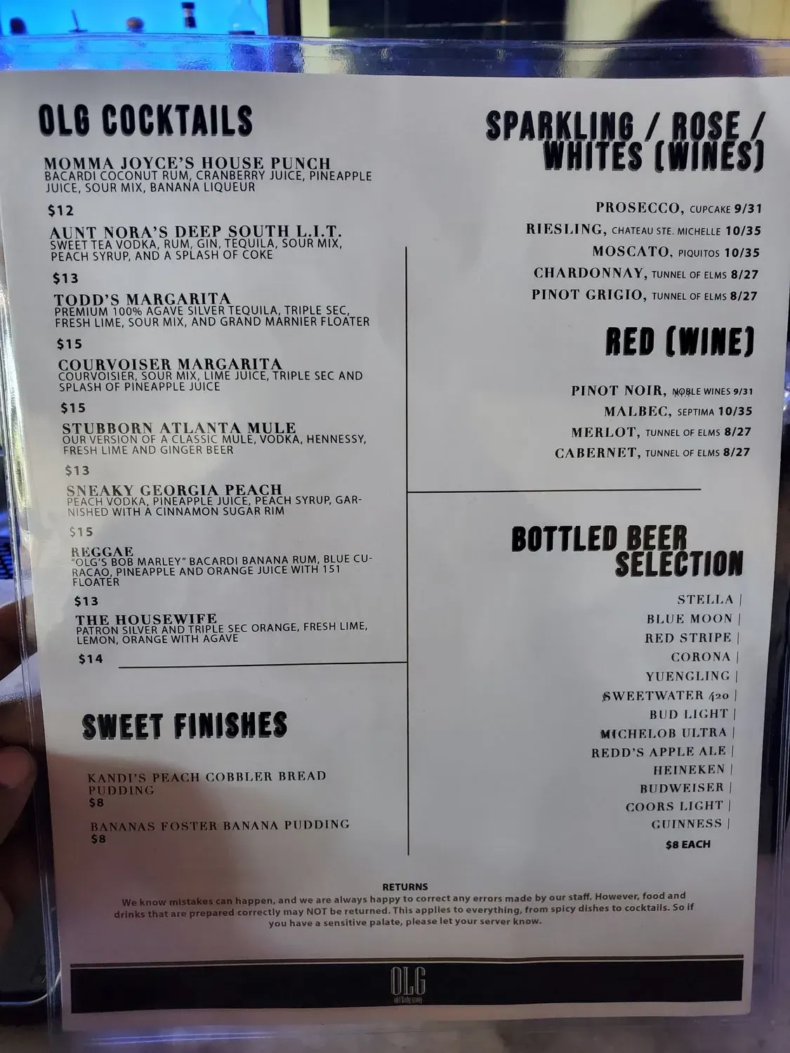 Menu 5