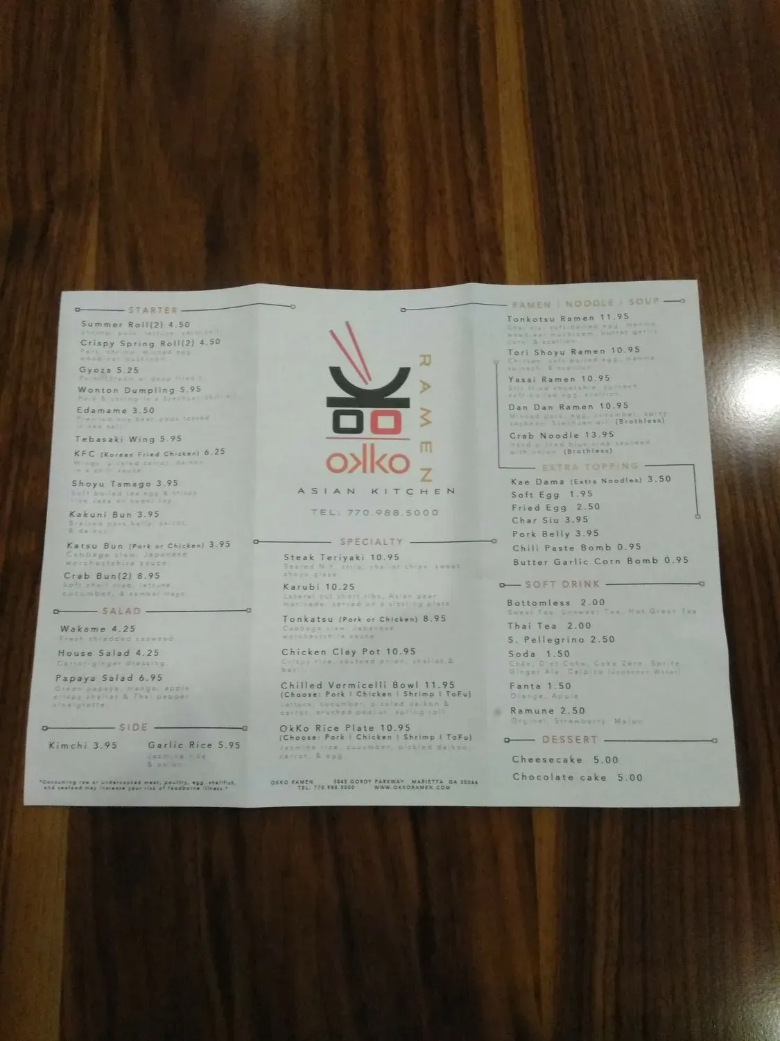 Menu 6