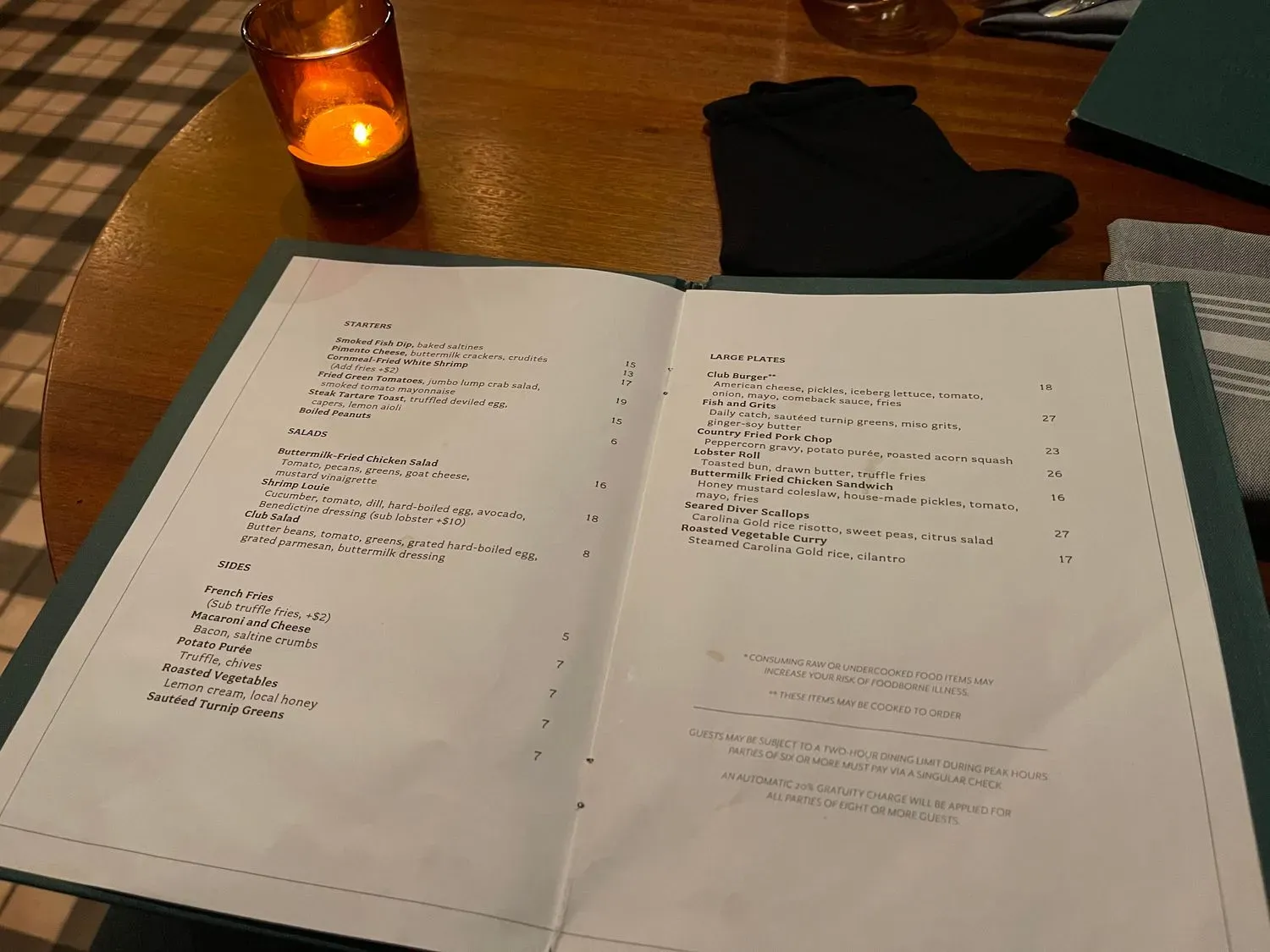 Menu 4