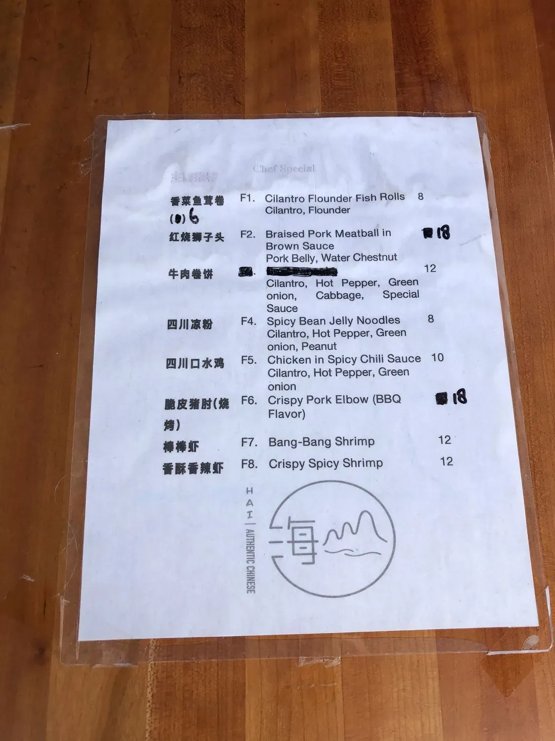 Menu 5