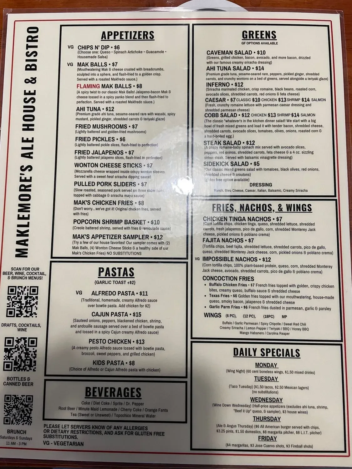 Menu 4