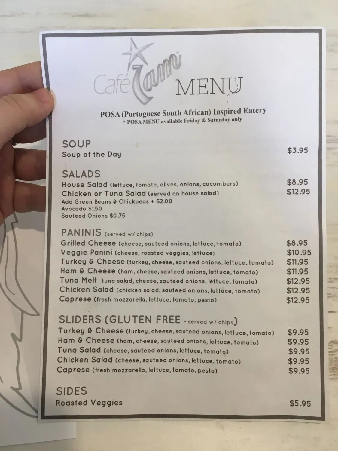 Menu 5