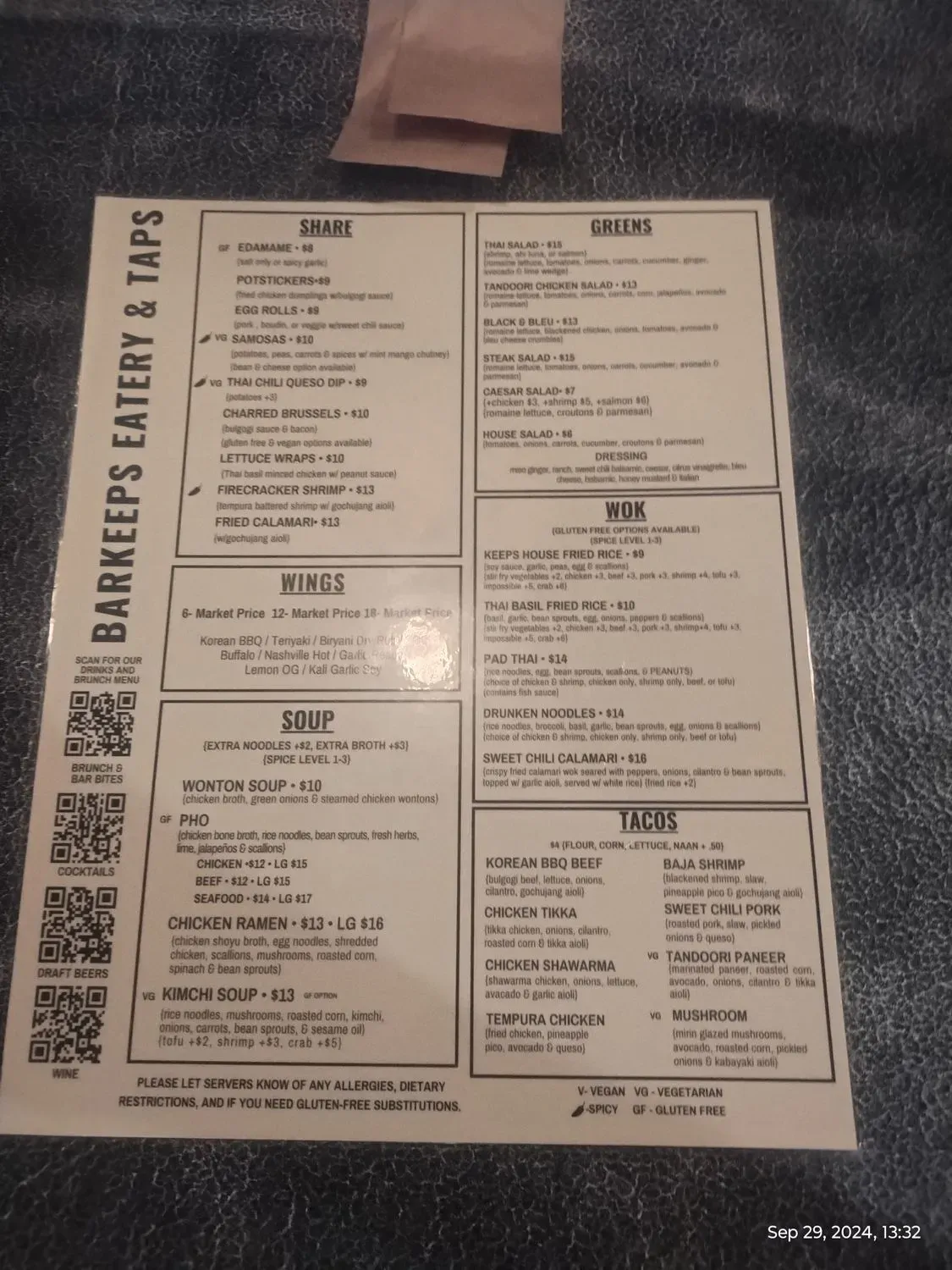 Menu 6