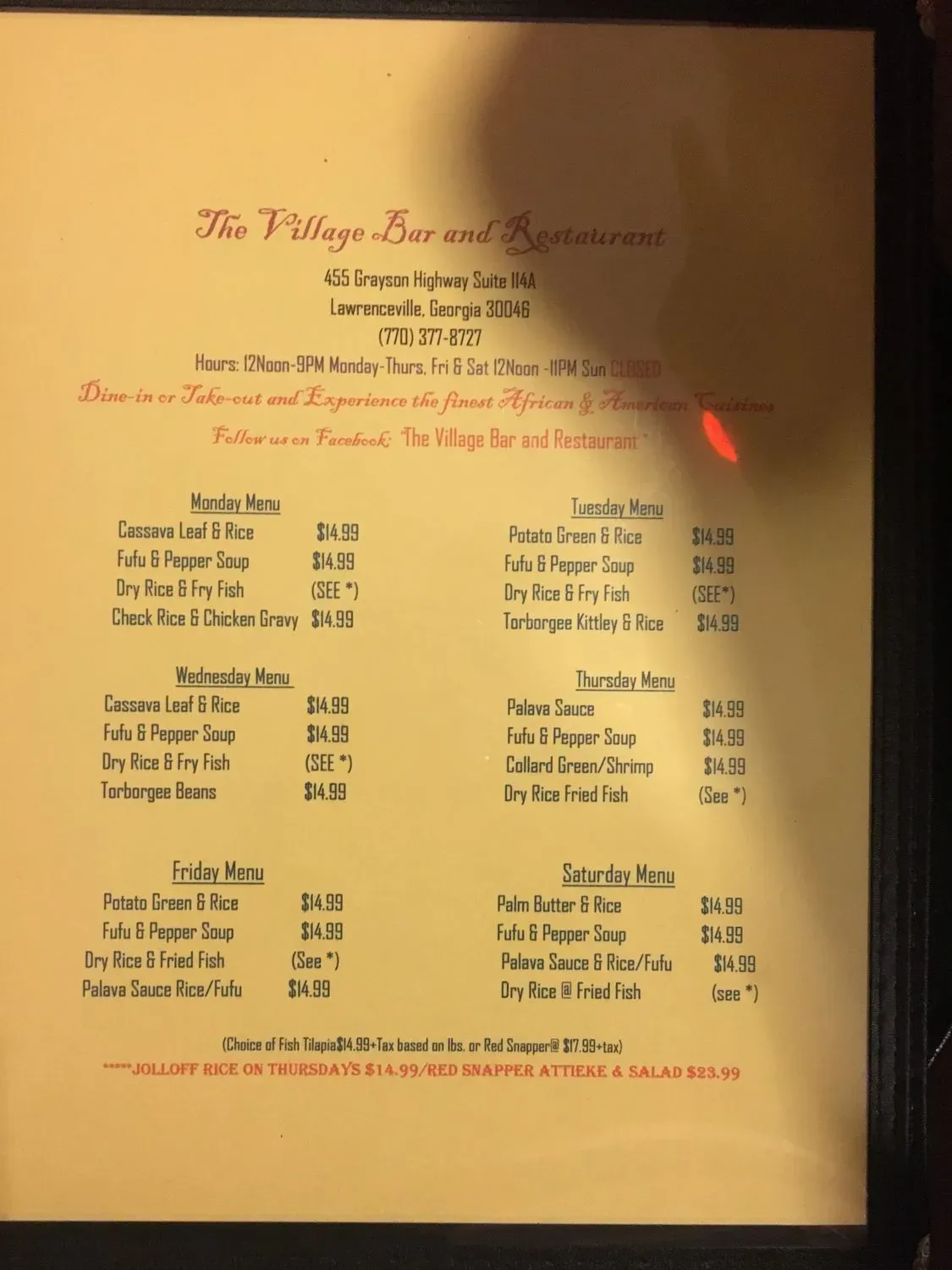 Menu 3