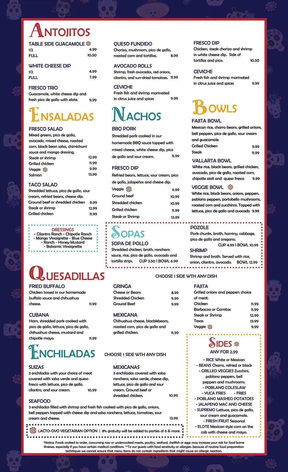 Menu 2