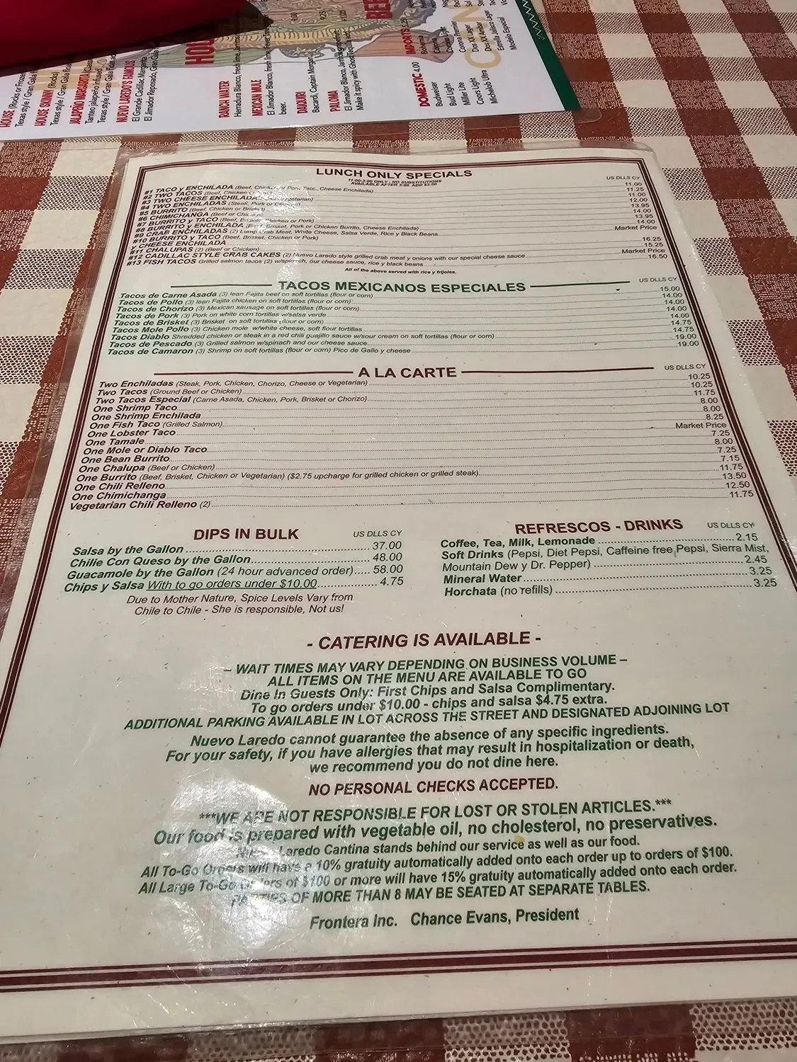 Menu 2