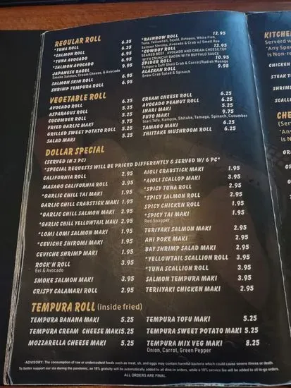 Menu 6