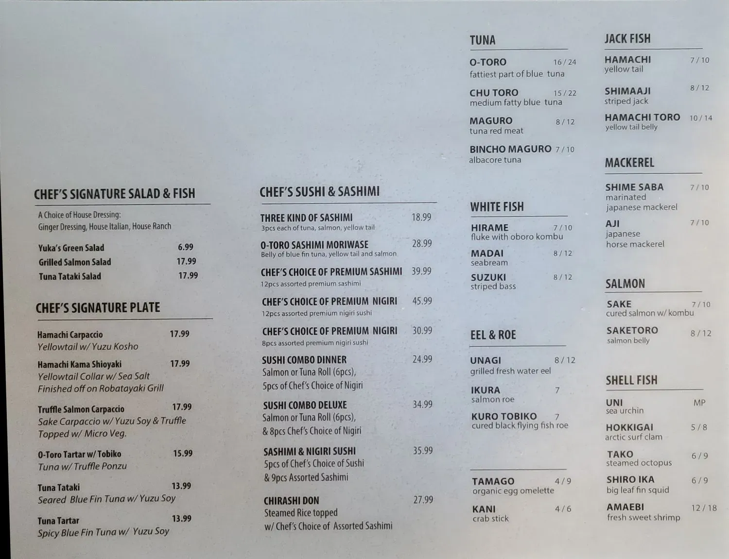 Menu 6