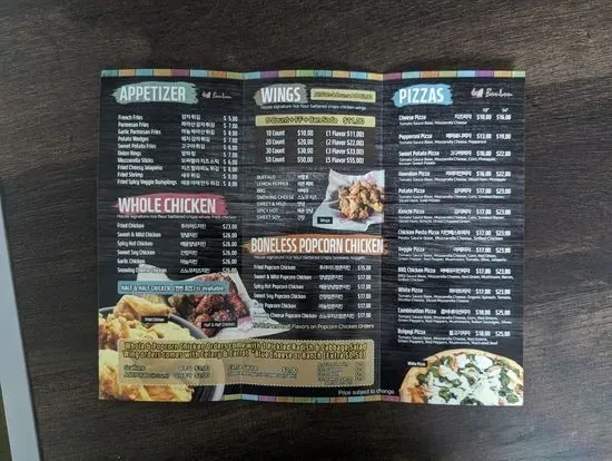 Menu 2