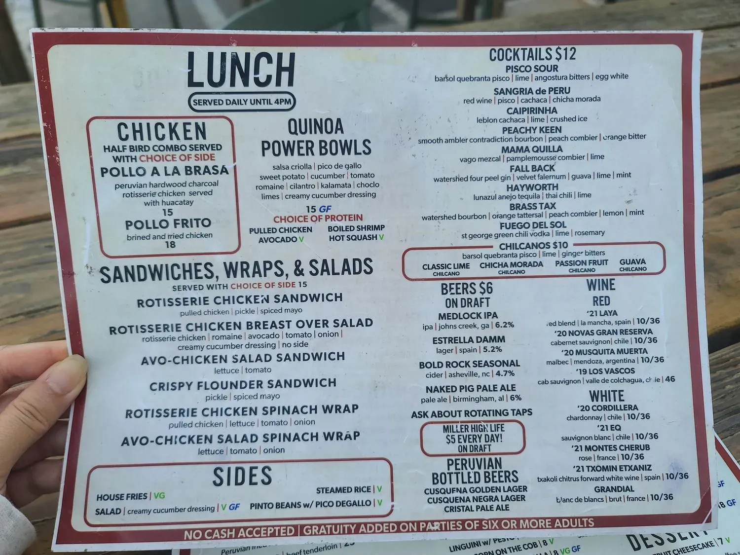 Menu 4