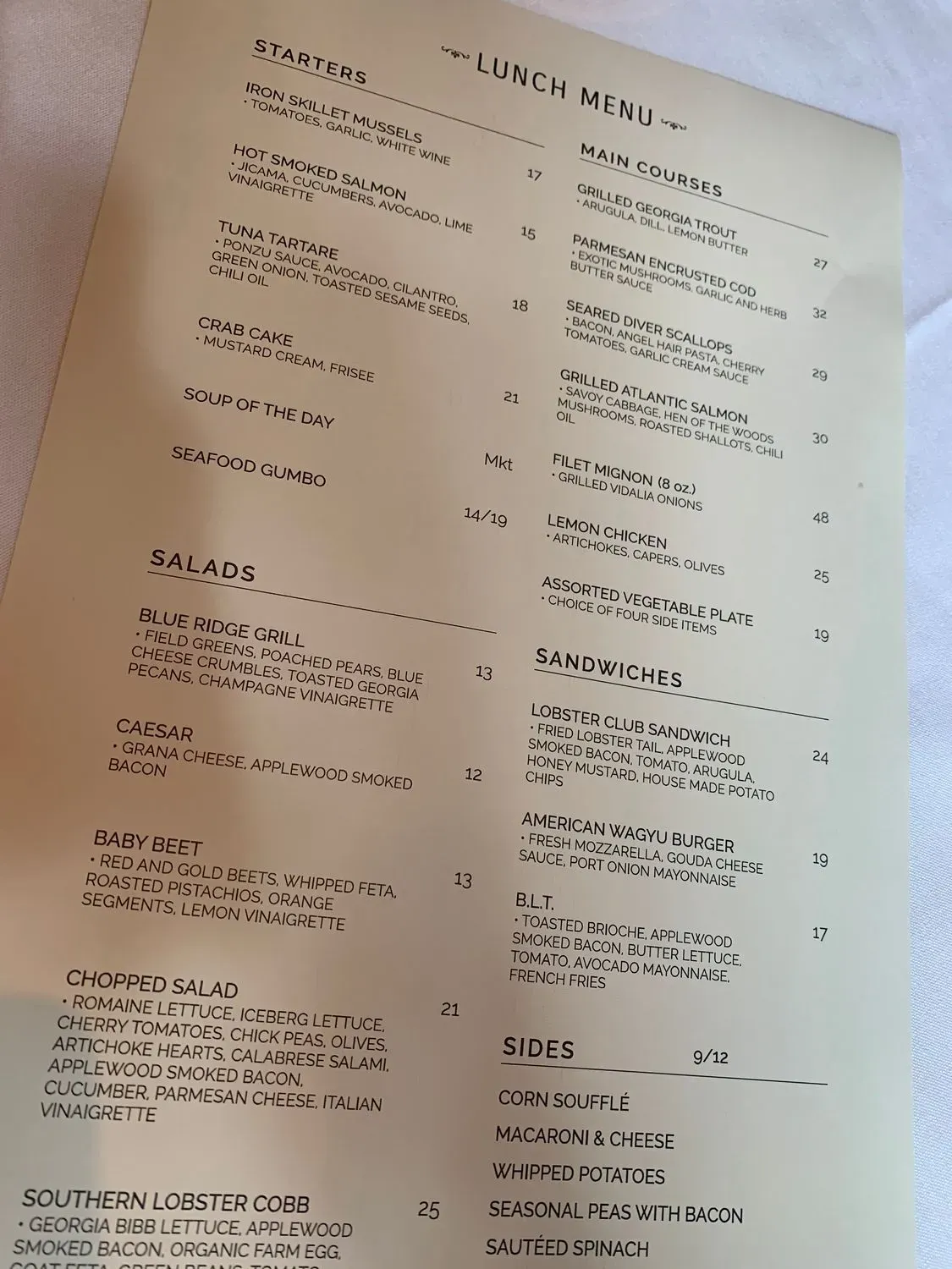 Menu 2