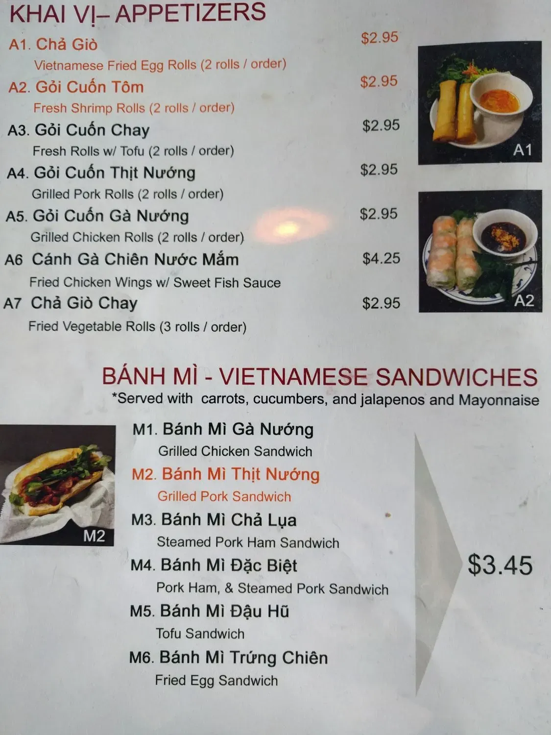 Menu 2