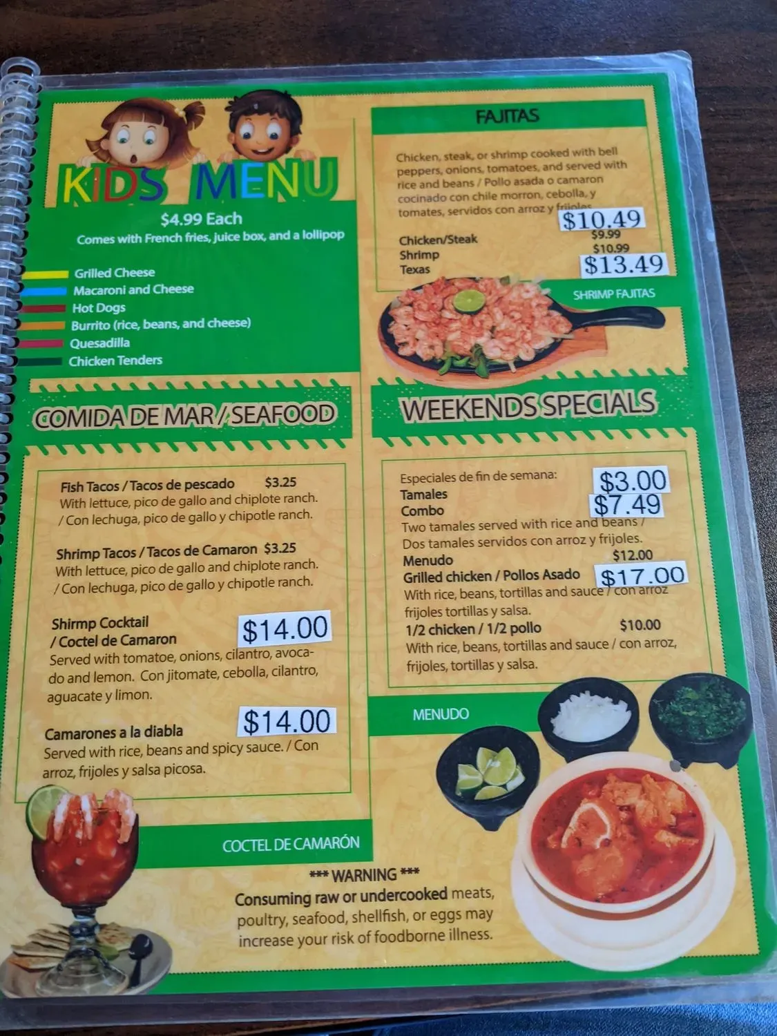 Menu 5