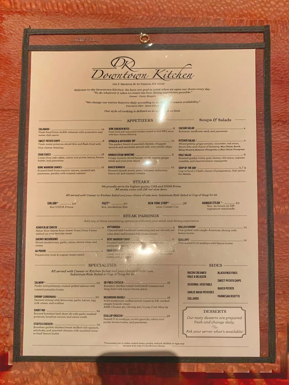 Menu 4