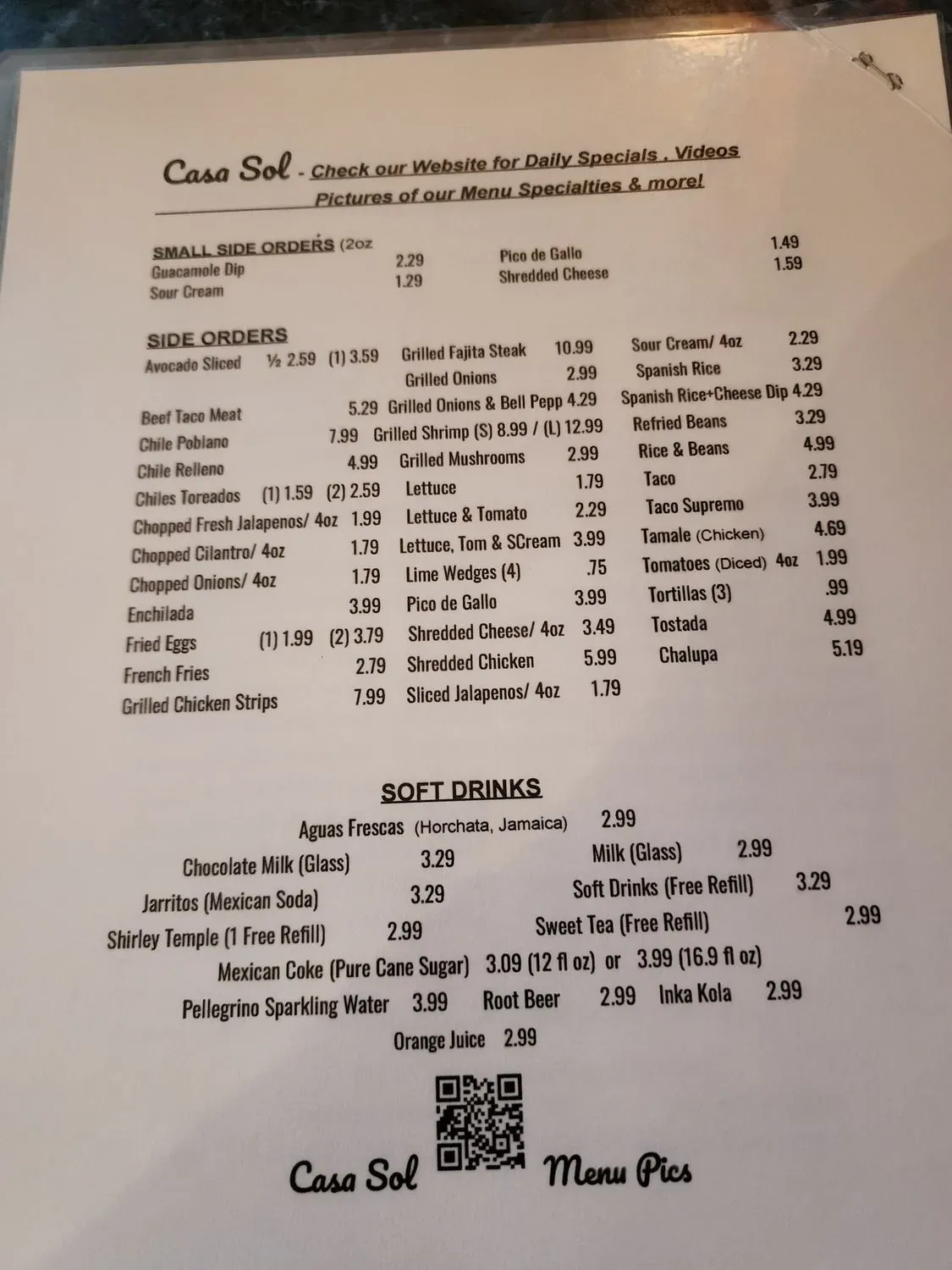 Menu 2