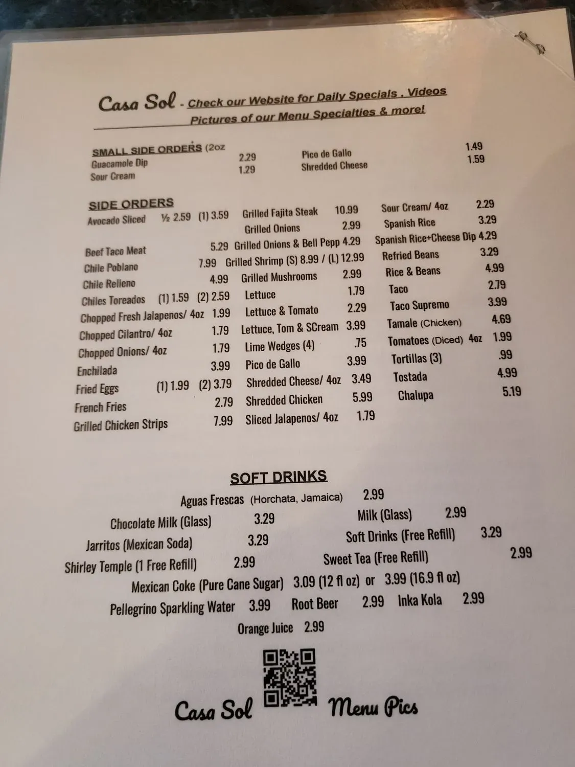 Menu 2