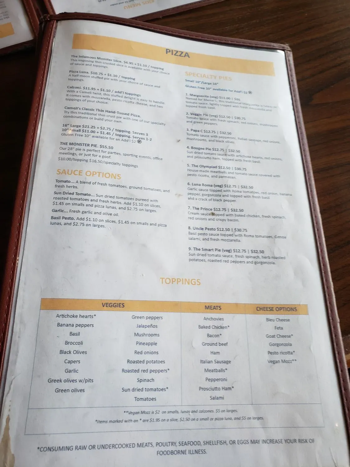 Menu 6