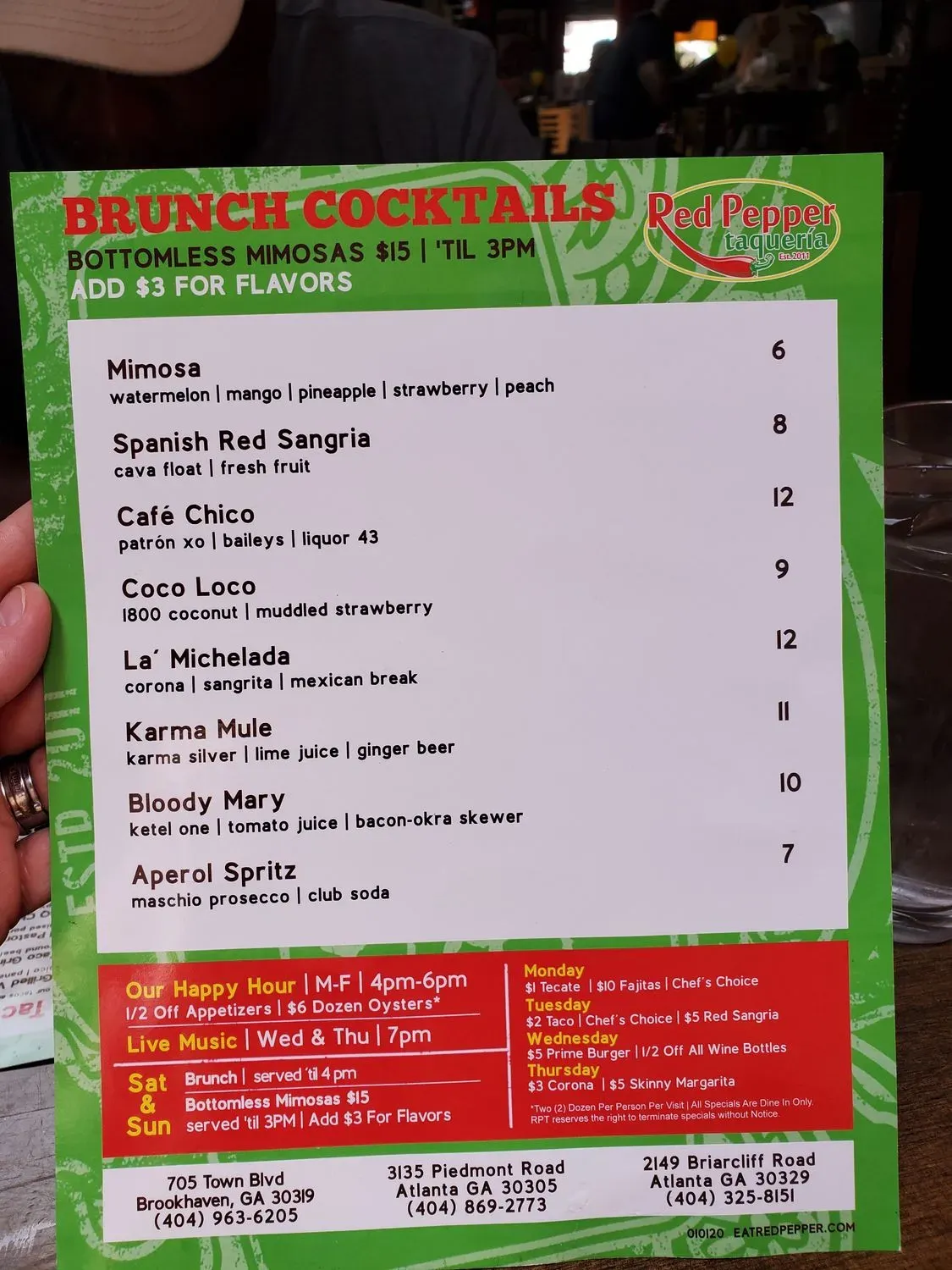 Menu 6