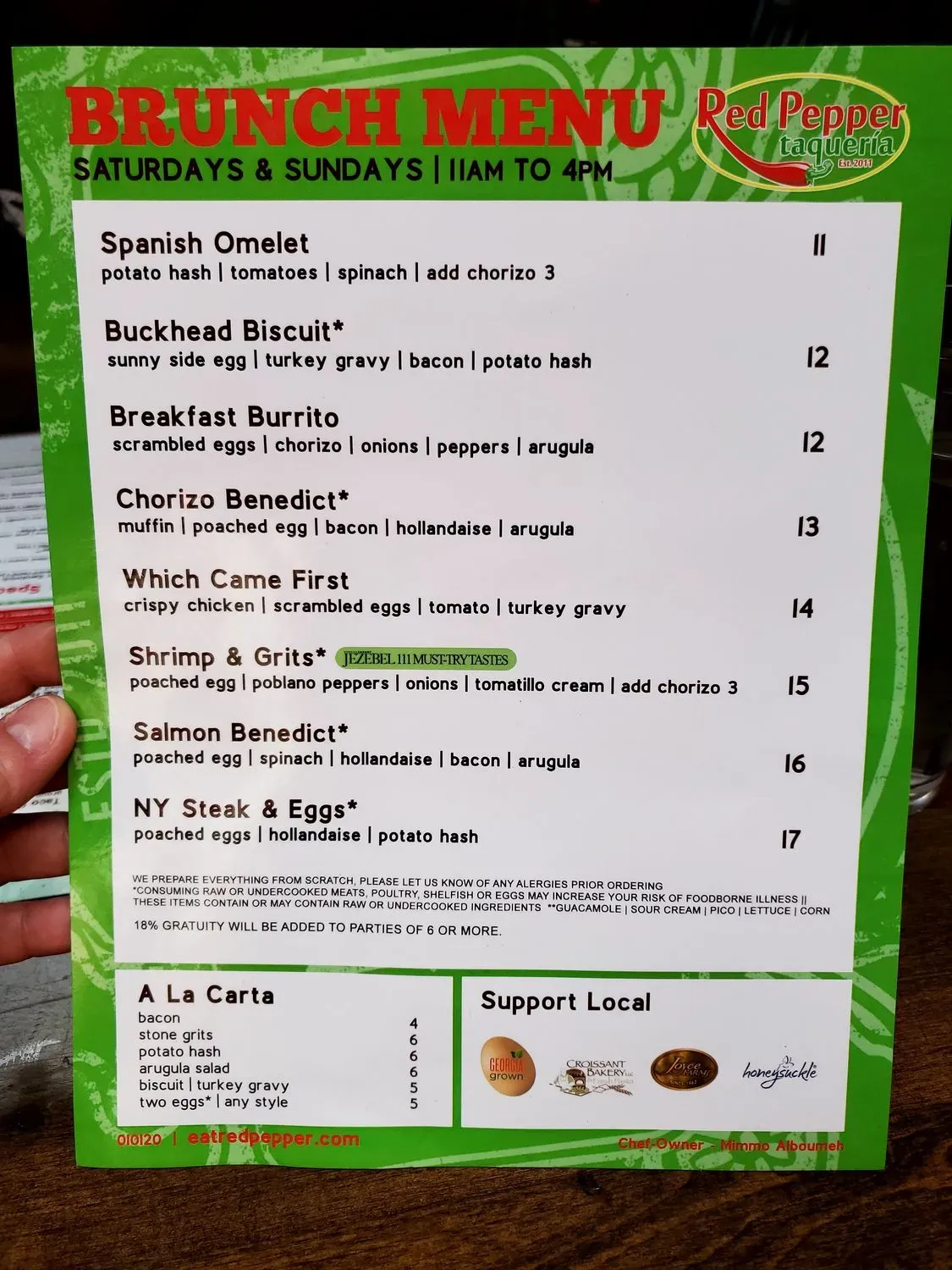 Menu 3